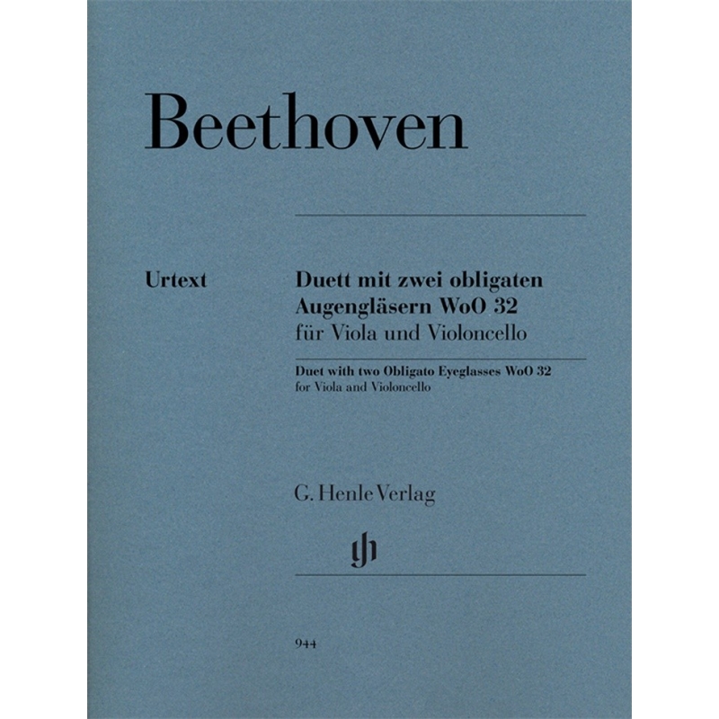 Beethoven, Ludwig van - Duet with two obligato Eyeglasses WoO 32