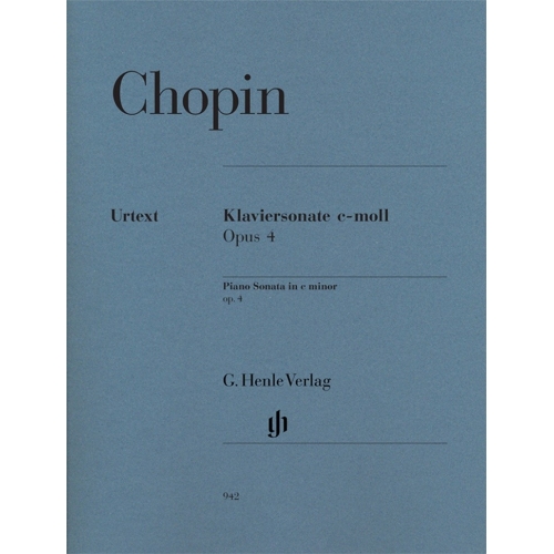 Chopin, Frédéric - Piano Sonata c minor op. 4
