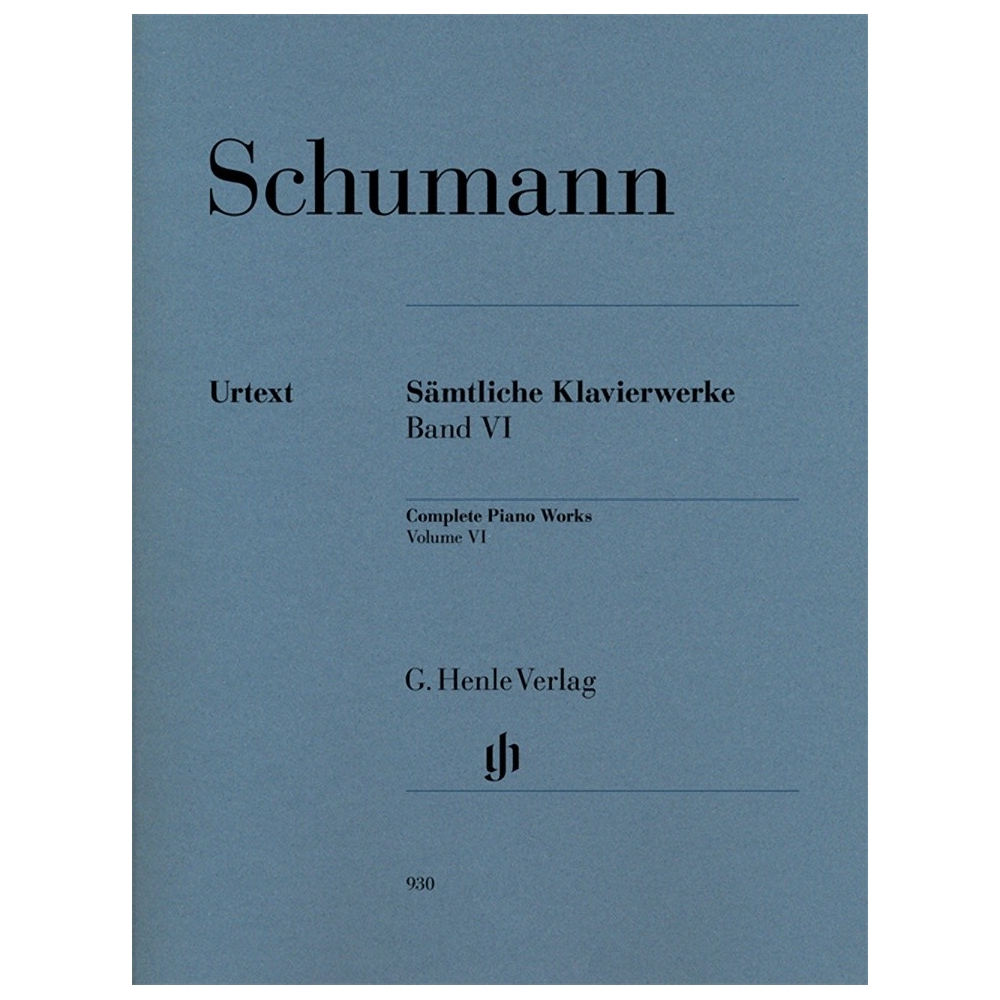 Schumann, Robert - Complete Piano Works Volume VI 