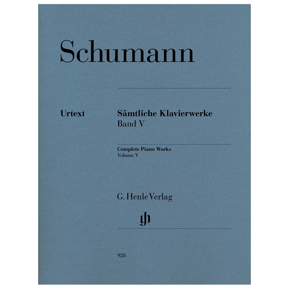 Schumann, Robert - Complete Piano Works Volume V 
