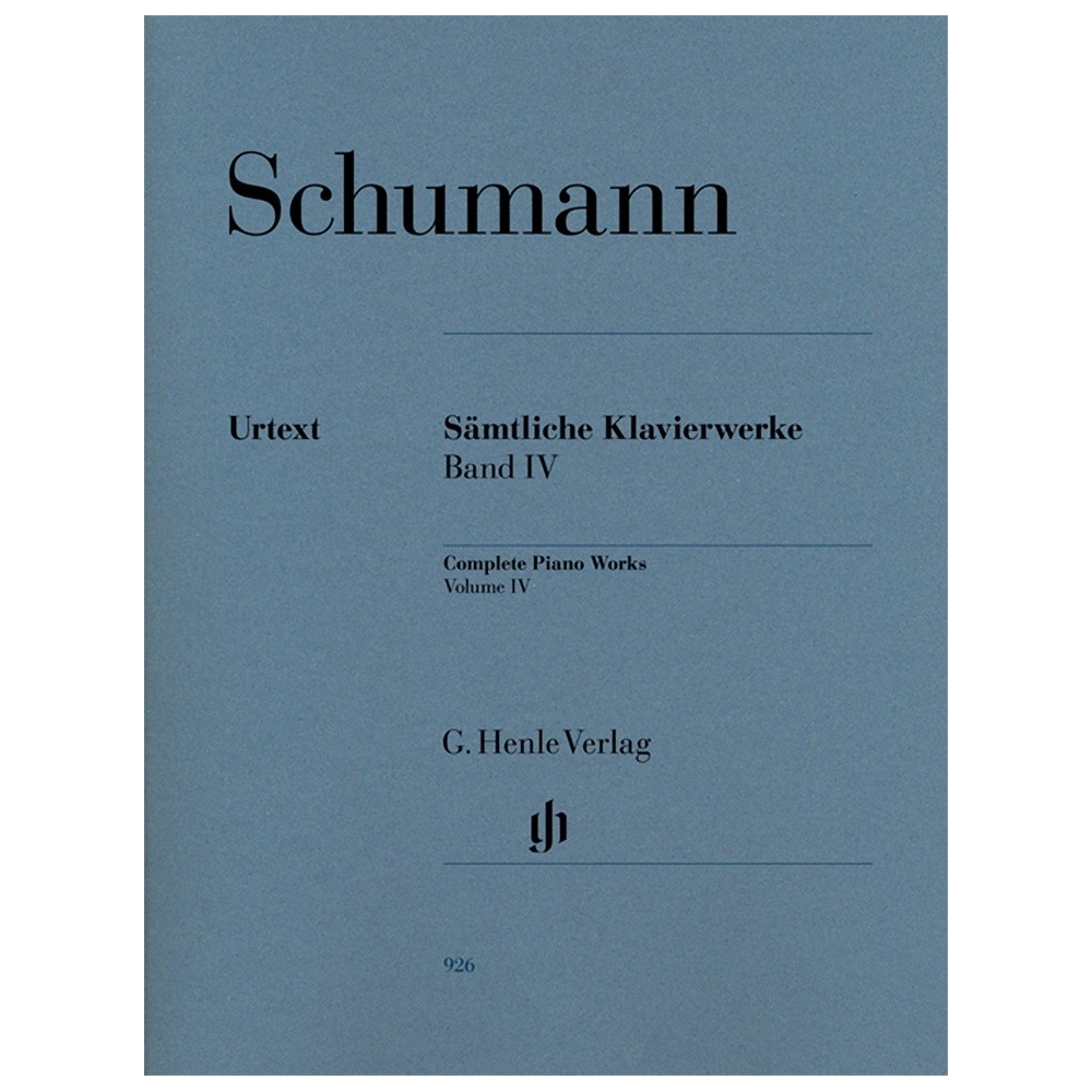 Schumann, Robert - Complete Piano Works Volume IV 