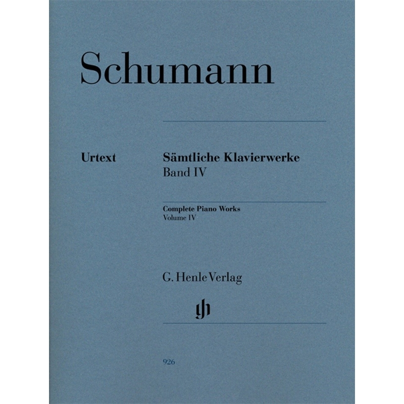 Schumann, Robert - Complete Piano Works Volume IV 