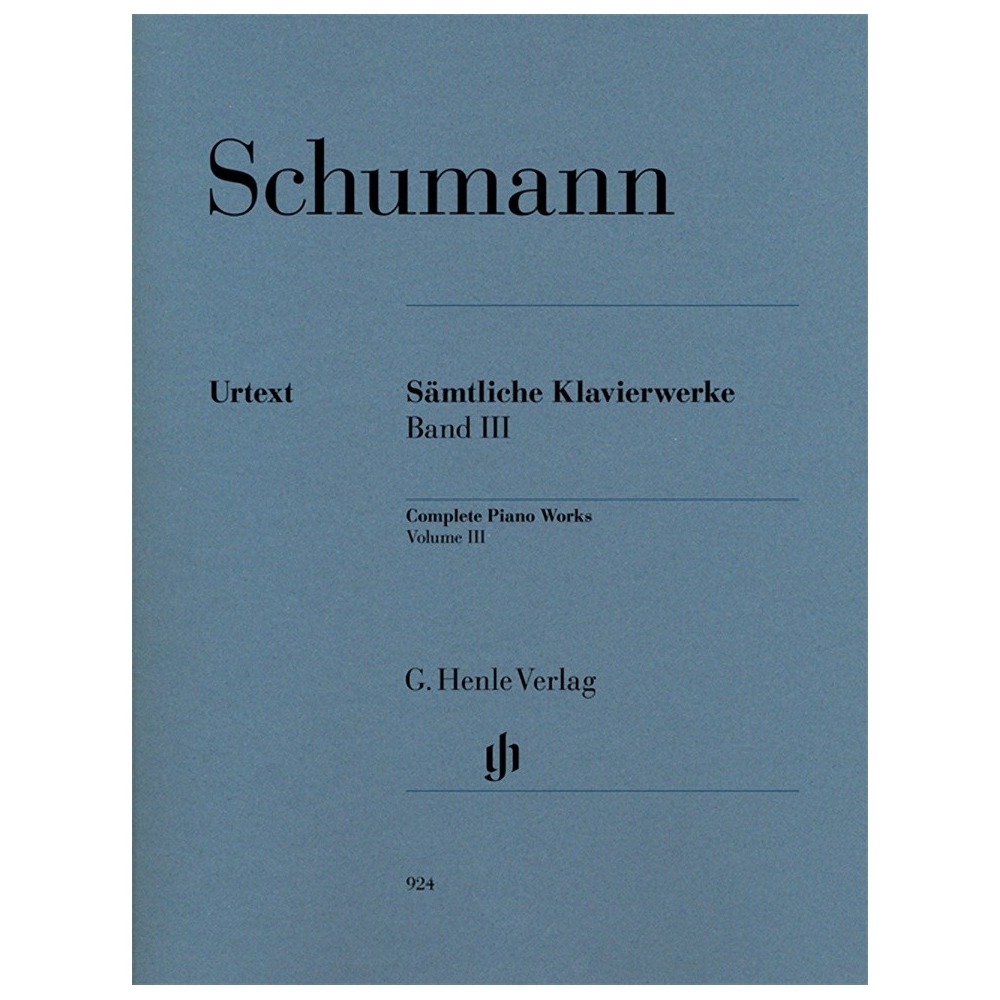 Schumann, Robert - Complete Piano Works Volume 3