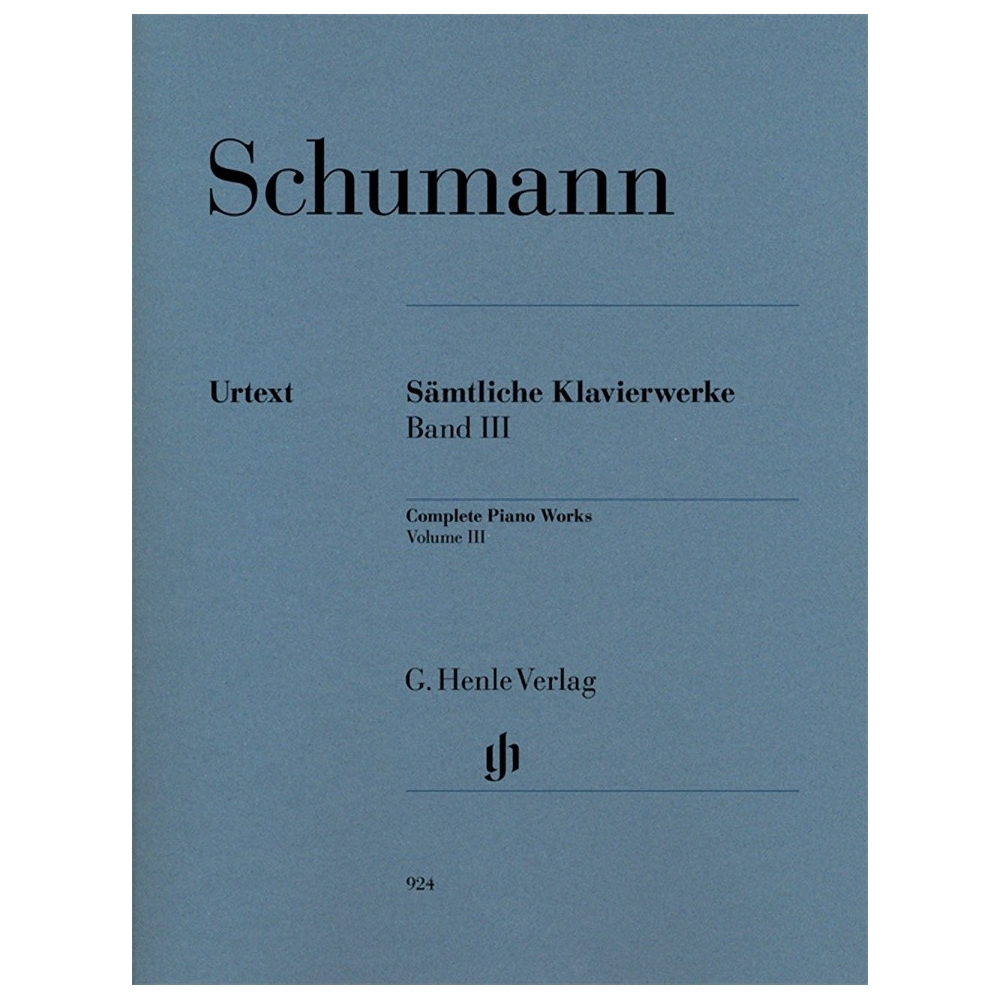 Schumann, Robert - Complete Piano Works Volume III 