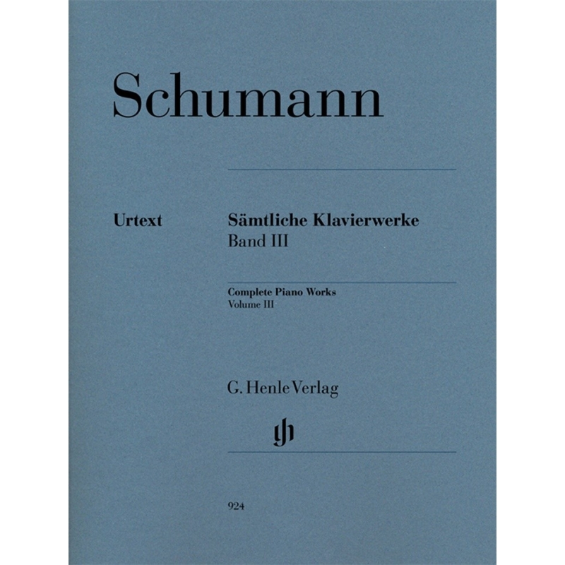 Schumann, Robert - Complete Piano Works Volume III 