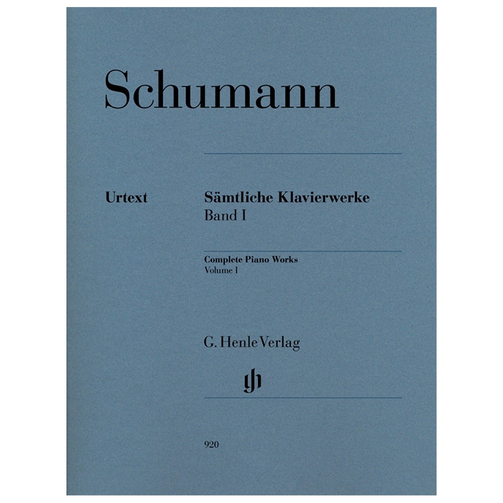 Schumann, Robert - Complete Piano Works Volume I 