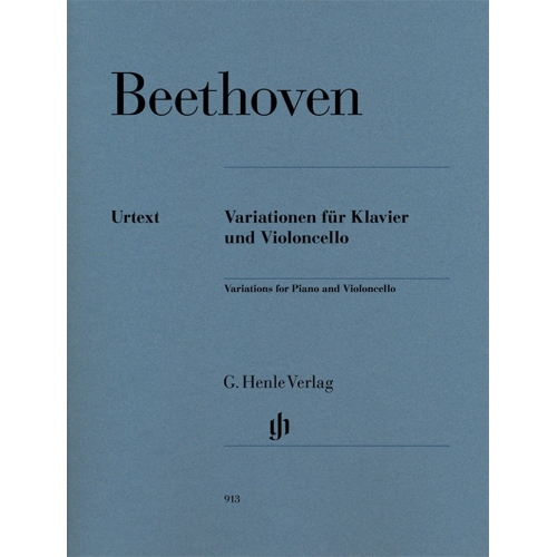 Beethoven, L.v - Variations for Piano and Violoncello