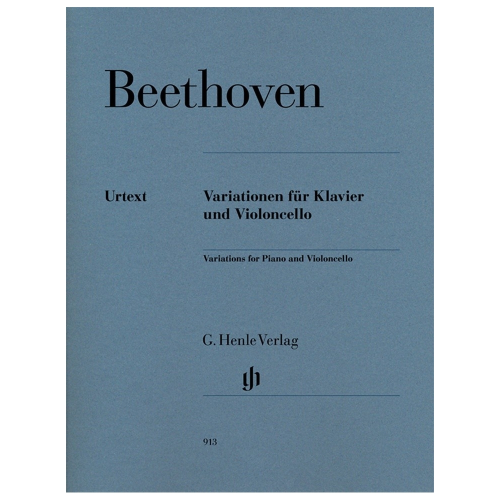 Beethoven, L.v - Variations for Piano and Violoncello