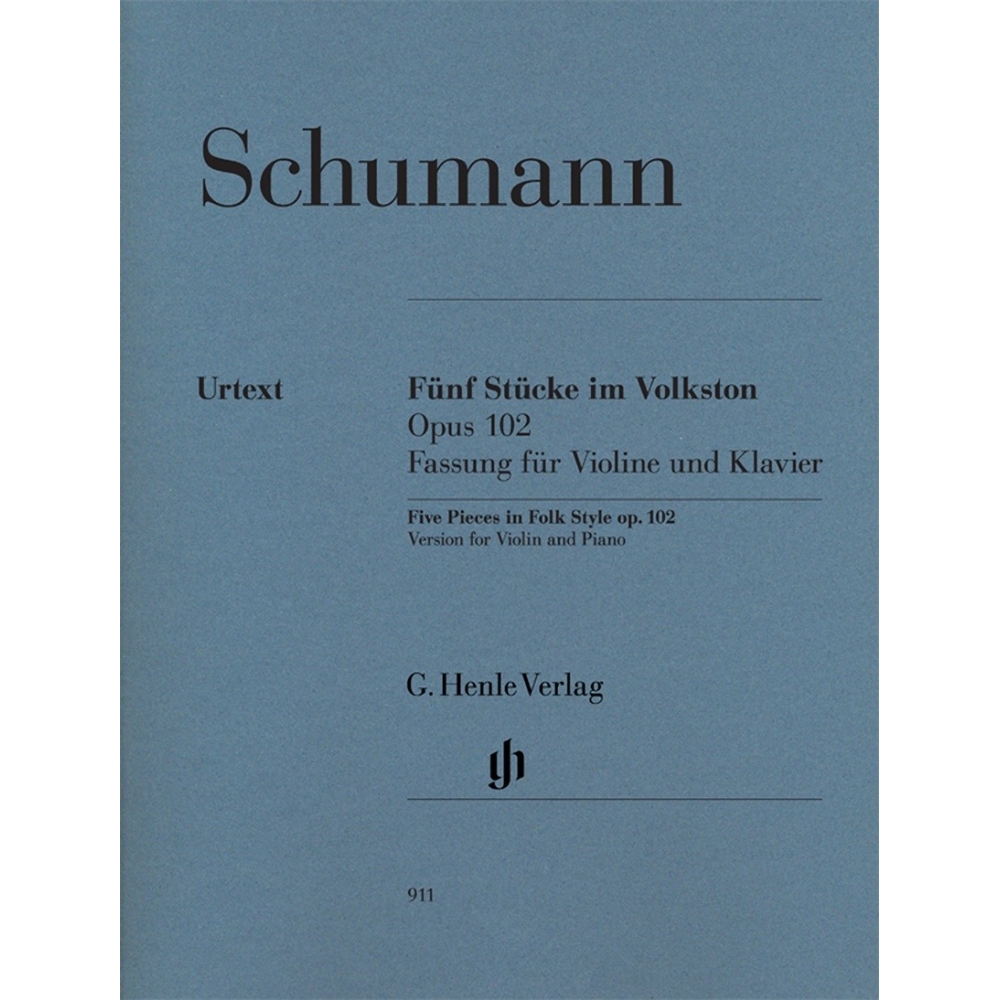 Schumann, Robert - Five Pieces in Folk Style Op. 102 