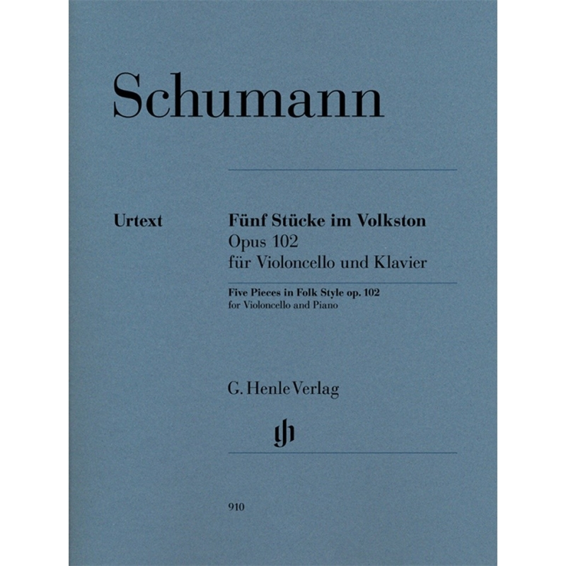 Schumann, Robert - Five pieces in Folk Style Op. 102 