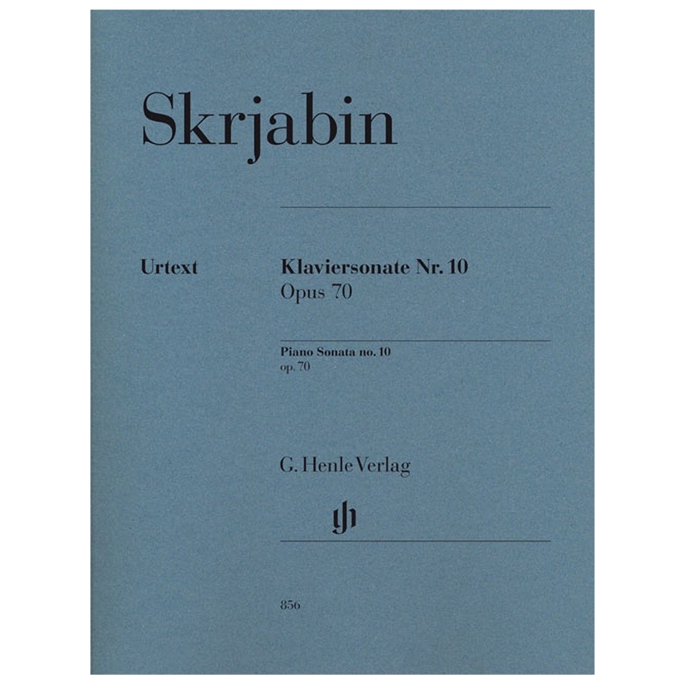 Scriabin, Alexander Nikolayevich - Piano Sonata nr. 10 op. 70 