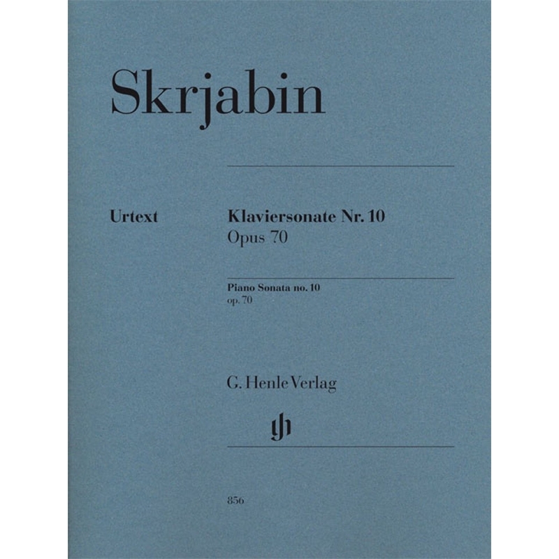 Scriabin, Alexander Nikolayevich - Piano Sonata nr. 10 op. 70 