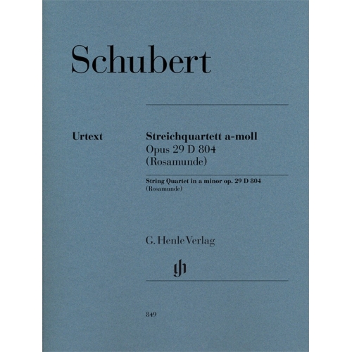 Schubert, Franz - String Quartet a minor op. 29 D 804 Rosamunde