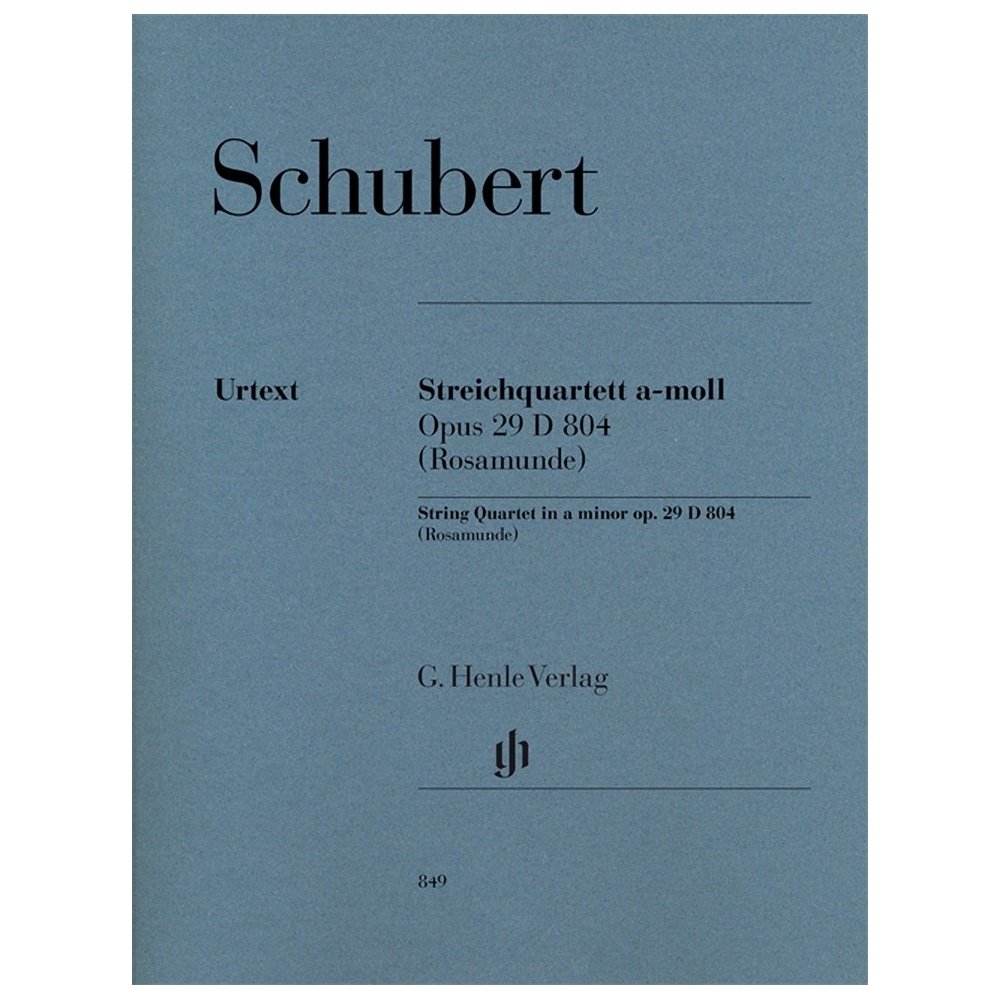 Schubert, Franz - String Quartet a minor op. 29 D 804 "Rosamunde" op. 29 D 804 