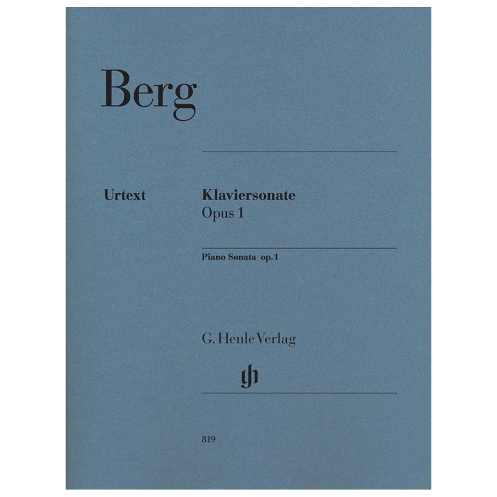Berg, Alban - Piano Sonata op. 1