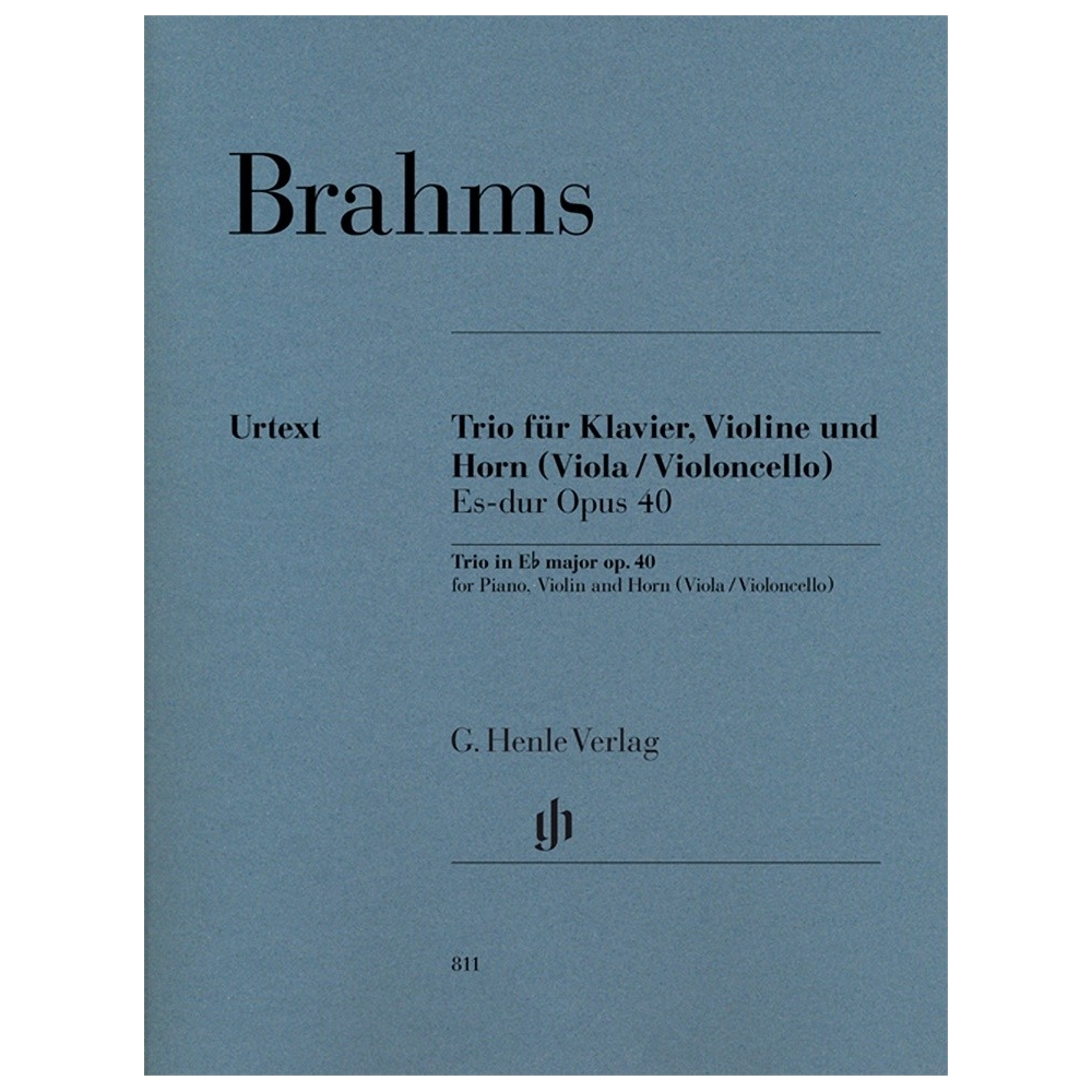 Brahms, Johannes - Horn Trio E flat major op. 40 op. 40 