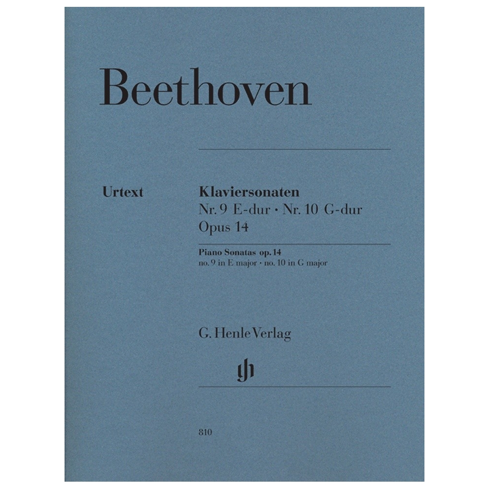 Beethoven - Piano Sonatas No. 9 in E major and No. 10 in G major Op. 14 Nos 1 and 2