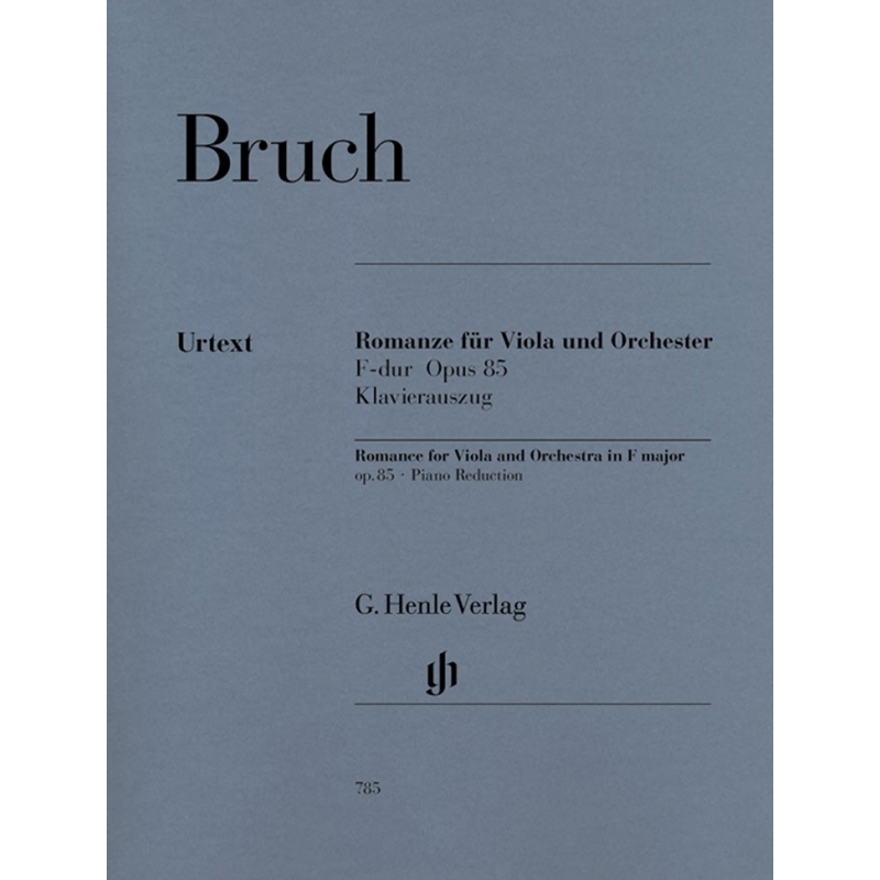Bruch, Max - Romance for Viola, F major op. 85