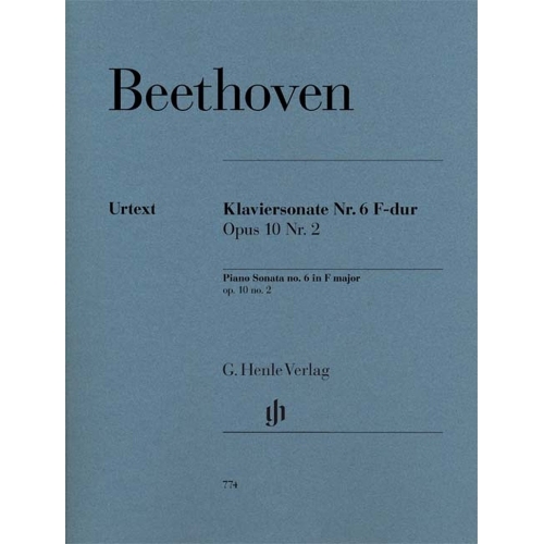 Beethoven, Ludwig van - Piano Sonata no. 6 F major op. 10 no. 2 op. 10,2 
