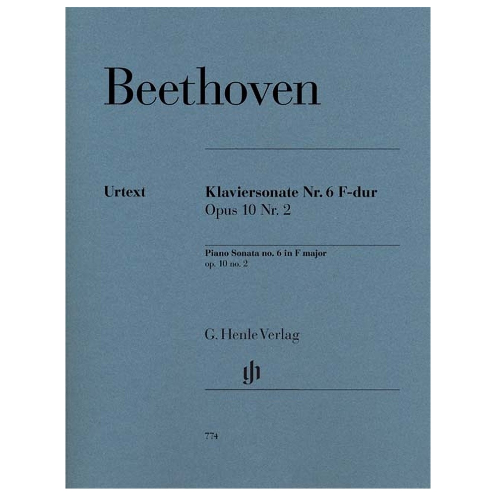 Beethoven, Ludwig van - Piano Sonata no. 6 F major op. 10 no. 2 op. 10,2 