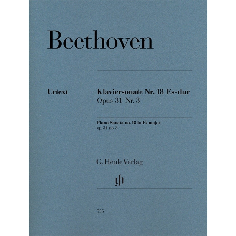 Beethoven, Ludwig van - Piano Sonata E flat major [Hunting] op. 31/3 