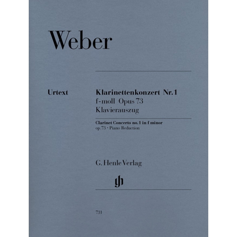Weber, Carl Maria von - Clarinet Concerto No. 1 f minor op. 73/1 