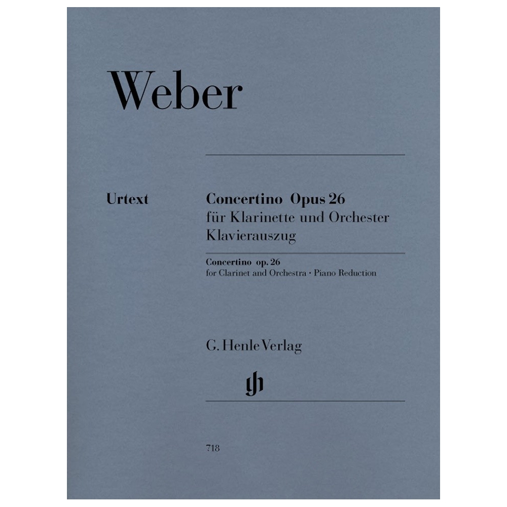 Weber, Carl Maria von - Concertino for Clarinet and Orchestra op. 26 