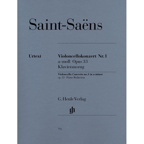 Saint-Saëns, Camille - Concerto for Violoncello and Orchestra No. 1 a minor op. 33