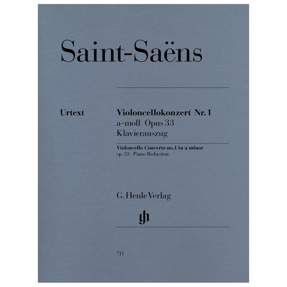 Saint-Saëns, Camille - Concerto for Violoncello and Orchestra No. 1 a minor op. 33 