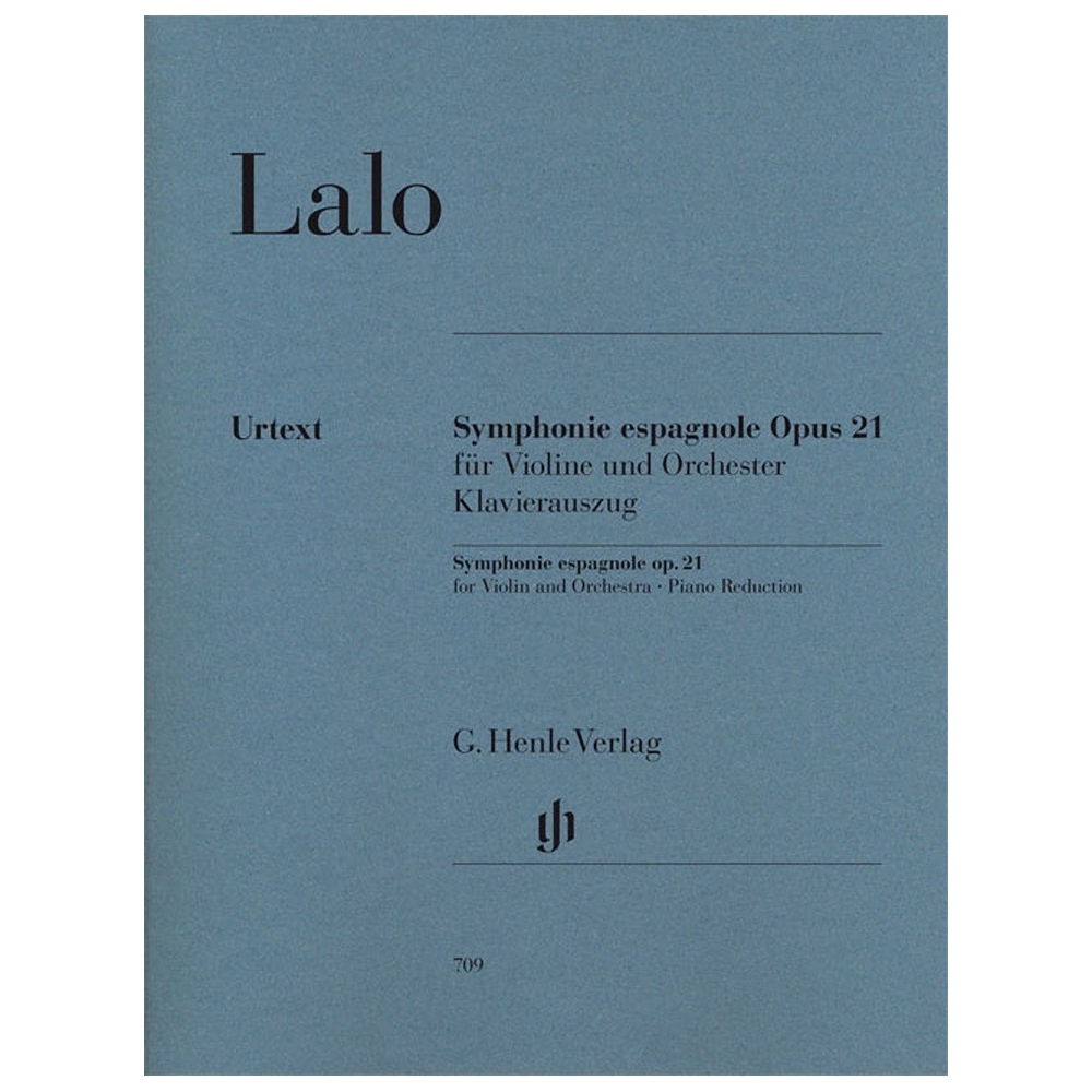 Lalo, Édouard - Symphonie espagnole for Violin and Orchestra d minor op. 21