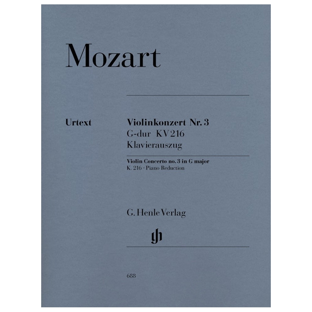 Mozart, Wolfgang Amadeus - Violin Concerto no. 3 G major KV 216 