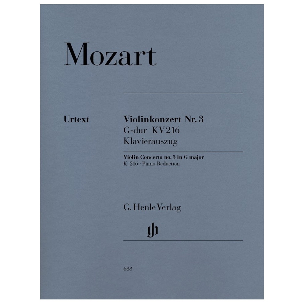 Mozart, Wolfgang Amadeus - Violin Concerto no. 3 G major  KV 216