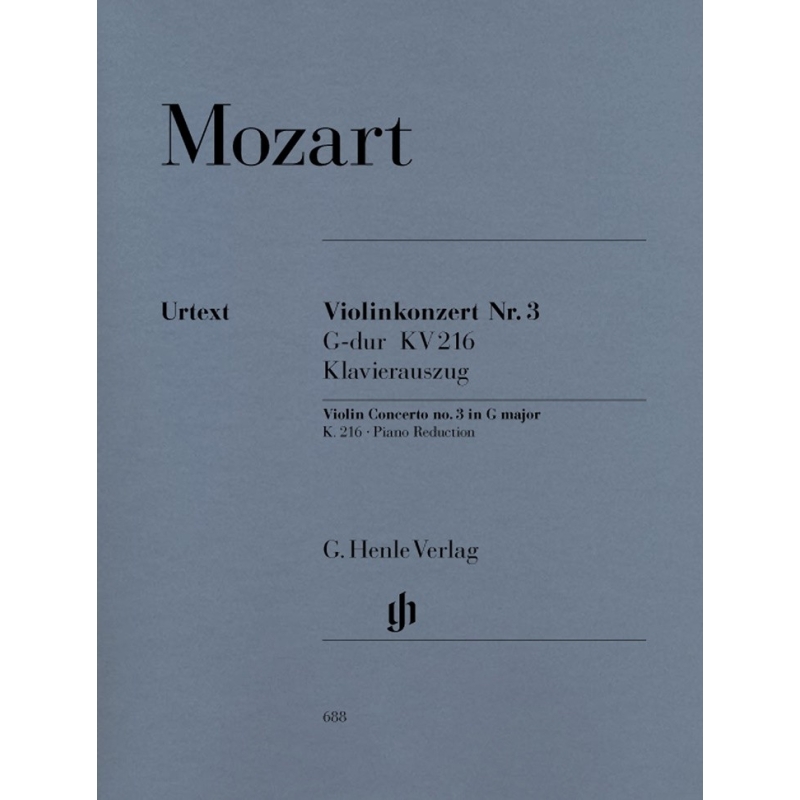 Mozart, Wolfgang Amadeus - Violin Concerto no. 3 G major  KV 216