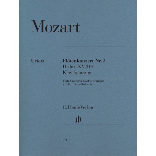 Mozart, Wolfgang Amadeus - Concerto for Flute and Orchestra D major  KV 314