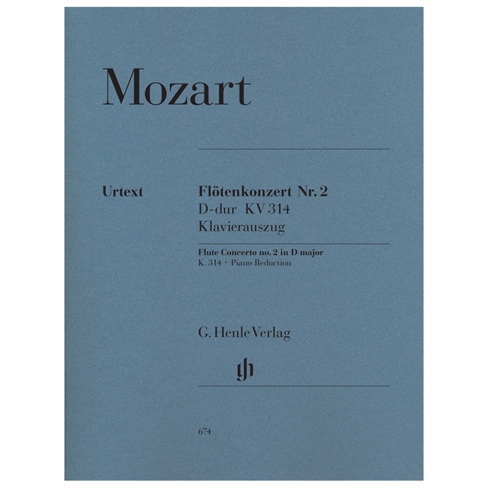 Mozart, Wolfgang Amadeus - Concerto for Flute and Orchestra D major KV 314 