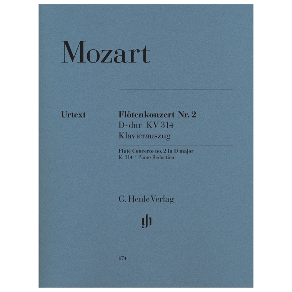 Mozart, Wolfgang Amadeus - Concerto for Flute and Orchestra D major  KV 314