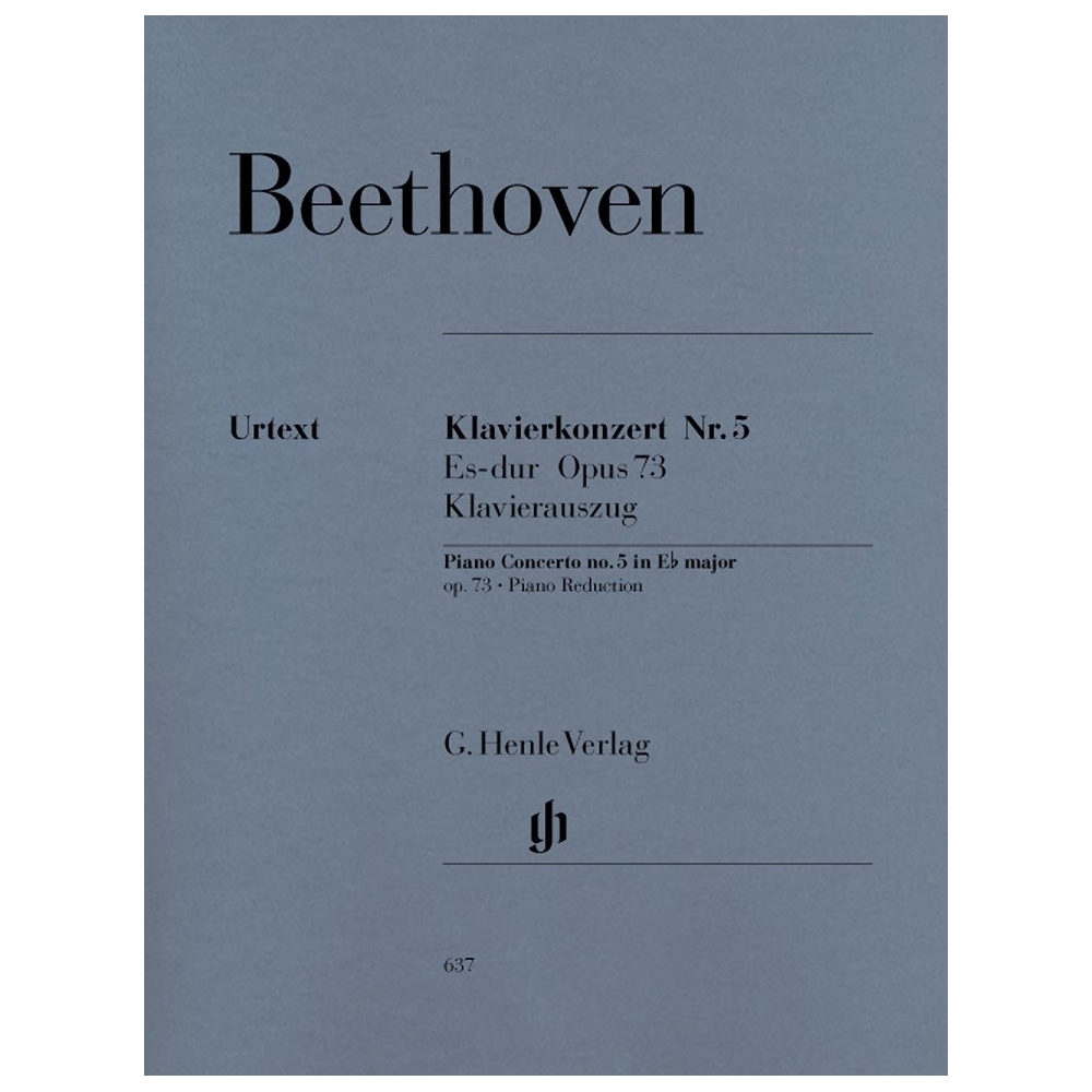 Beethoven, Ludwig van - Concerto for Piano and Orchestra No. 5 E flat major op. 73 