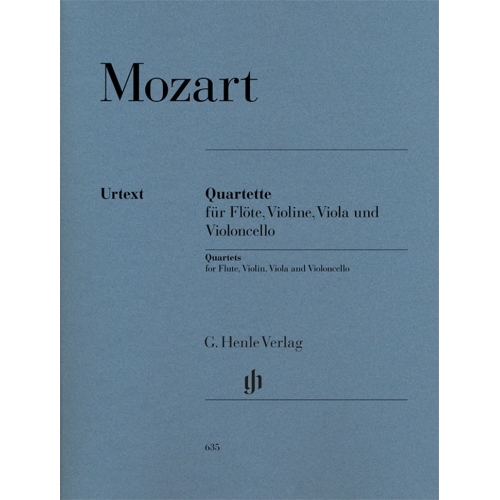 Mozart, W.A - Flute Quartets for Flute, Violin, Viola and Violoncello