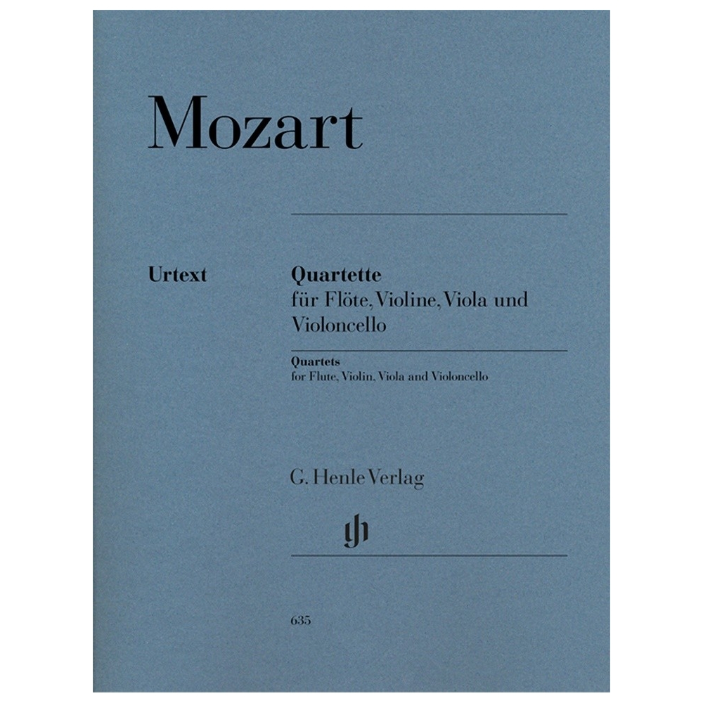 Mozart, W.A - Flute Quartets for Flute, Violin, Viola and Violoncello