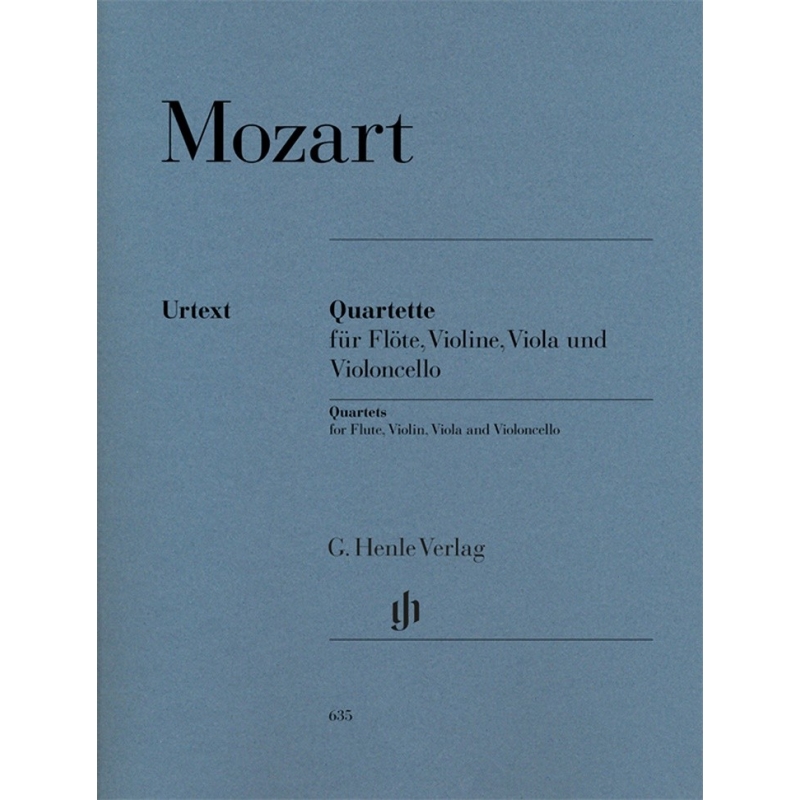 Mozart, Wolfgang Amadeus - Flute Quartets for Flute, Violin, Viola and Violoncello 