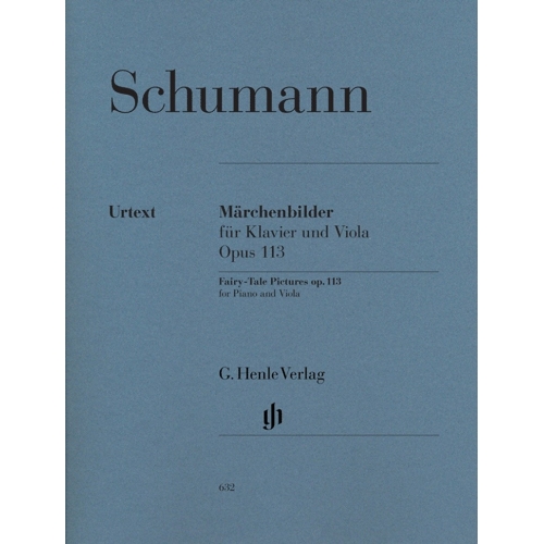 Schumann, Robert - Fairy-Tale Pictures for Viola and Piano op. 113