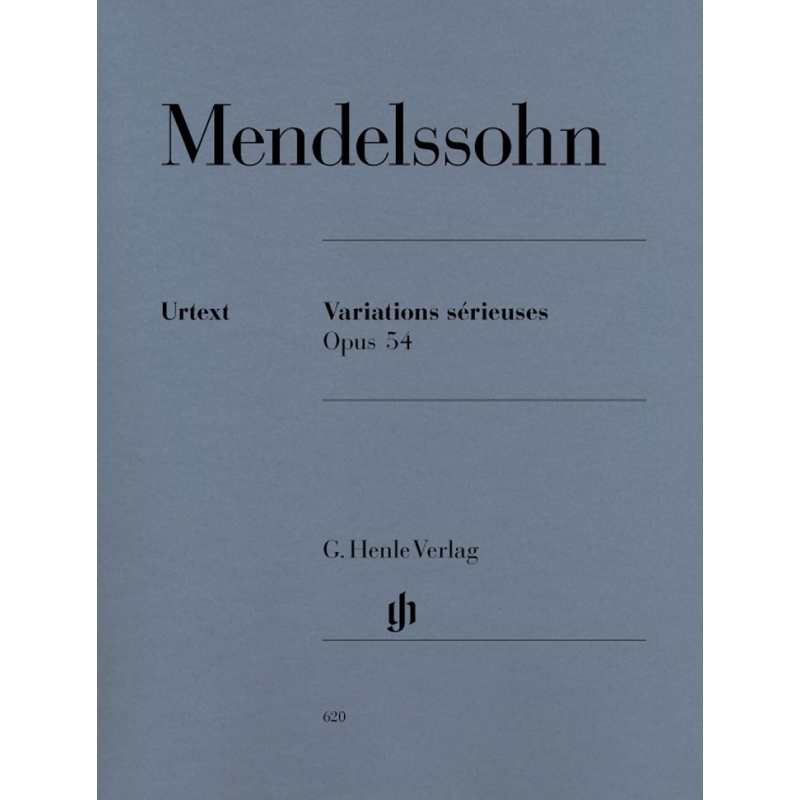 Mendelssohn Bartholdy, Felix - Variations sérieuses op. 54 