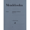 Mendelssohn Bartholdy, Felix - Variations sérieuses op. 54