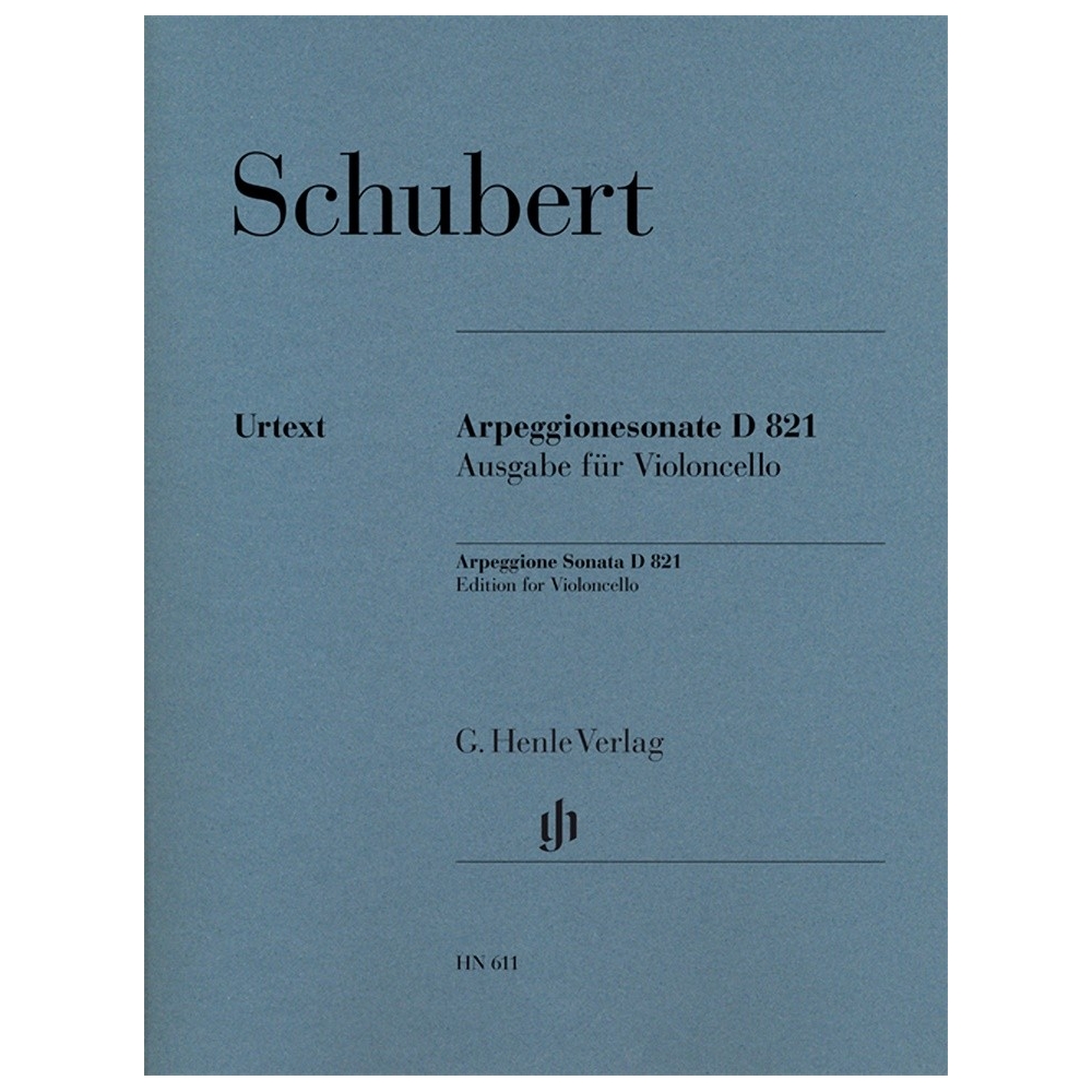 Schubert, Franz - Sonata for Piano and Arpeggione a minor (Version for Violoncello) D 821 (op. post.) 