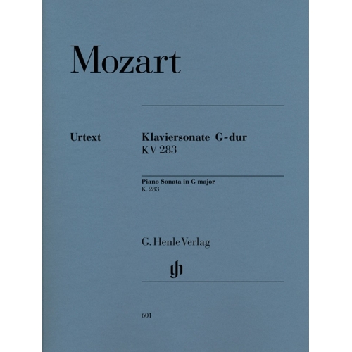Mozart, Wolfgang Amadeus - Piano Sonata G major  KV 283 (189h)