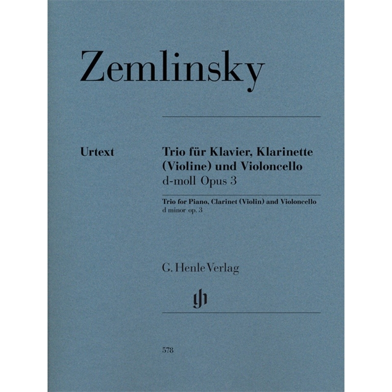 Zemlinsky, Alexander - Trio op. 3 