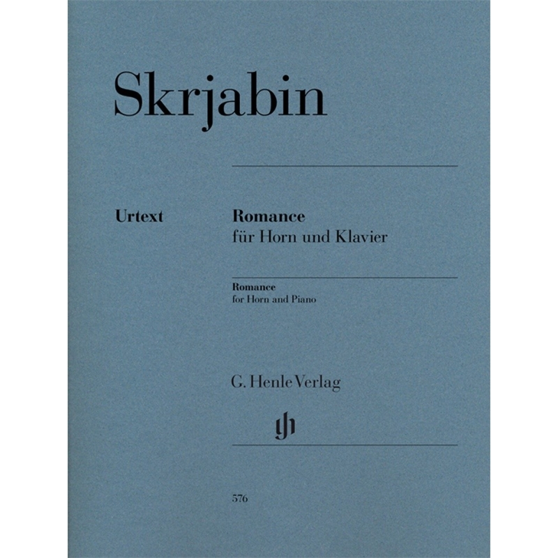 Scriabin, Alexander Nikolayevich - Romance for Horn and Piano 