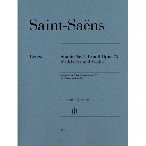 Saint-Saens, Camille - Violin Sonata no. 1 D minor op. 75