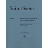 Saint-Saëns, Camille - Sonata no. 1 op. 75 