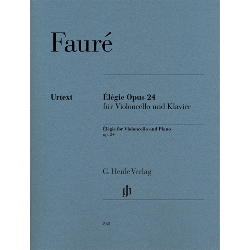 Fauré, Gabriel - Élégie op. 24 